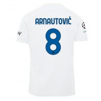 Inter Milan Marko Arnautovic #8 Bortedrakt 2023-24 Kortermet